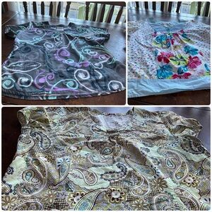 3 size xl scrub tops